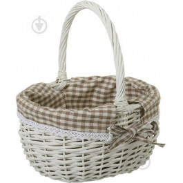 Tony Bridge Basket Кошик плетений з текстилем 29х22х17/33 см EBE18-3-2