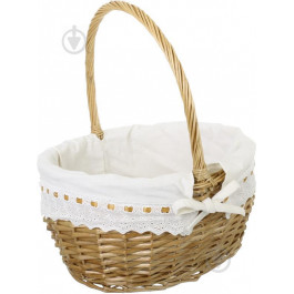 Tony Bridge Basket Кошик плетений з текстилем 37х31х19/41 см EBE18-5-1