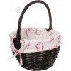 Tony Bridge Basket Корзина плетена з текстилем 28/22х18/35 см Easter 16-1B-2 - зображення 1