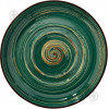 Wilmax Блюдце Spiral Green 16 см WL-669539/A - зображення 1