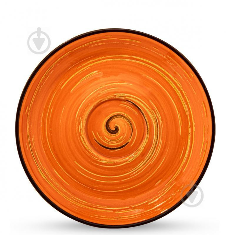 Wilmax Блюдце Spiral Orange 14 см WL-669335/B - зображення 1