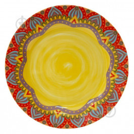 Astera Тарелка обеденная Arabesco Amber 27 см (A0480-DE 144-D4)
