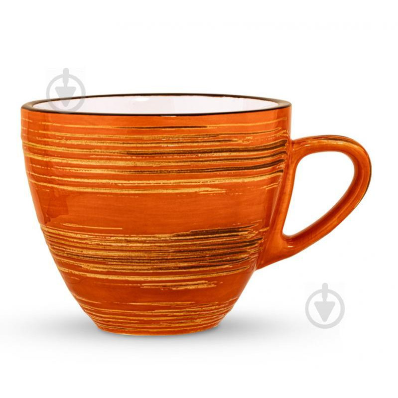 Wilmax Чашка для кофе Spiral Orange 110 мл WL-669334/A - зображення 1
