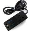 IQ POWER TB-T06 Black, 4xUSB, 2м - зображення 1