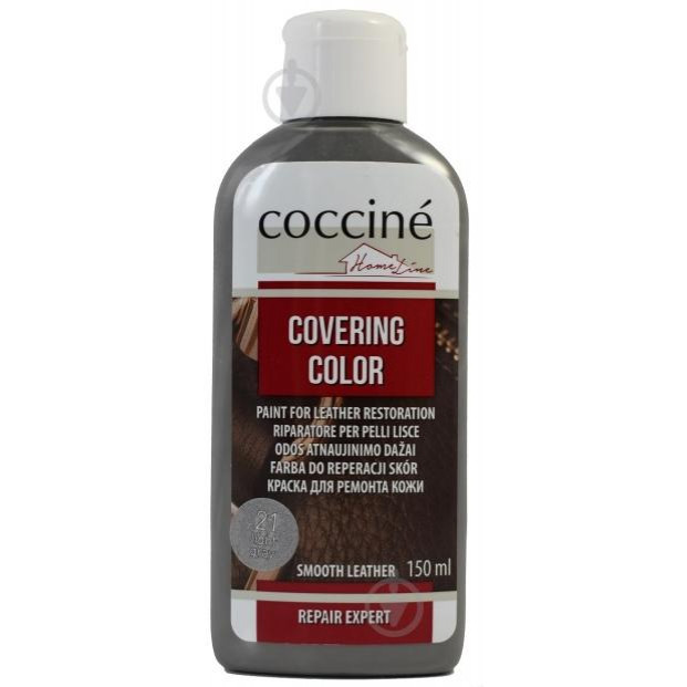 Coccine Фарба для шкіри Covering Color  21 світло-сірий 150 мл (5902367981273) - зображення 1