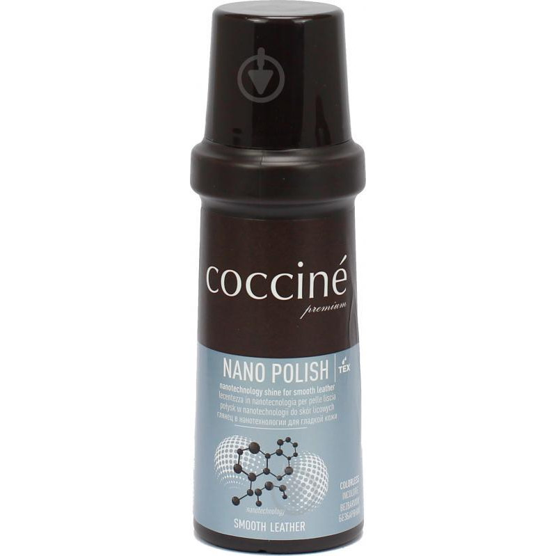 Coccine Крем для взуття  NANO POLISH для шкіри рідкий 75 мл чорний (5906489217111) - зображення 1