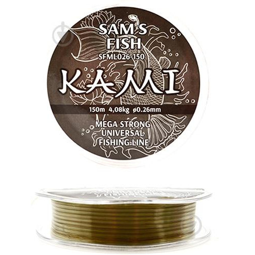 Sam's Fish Kami / 0.26mm 150m 4.08kg - зображення 1