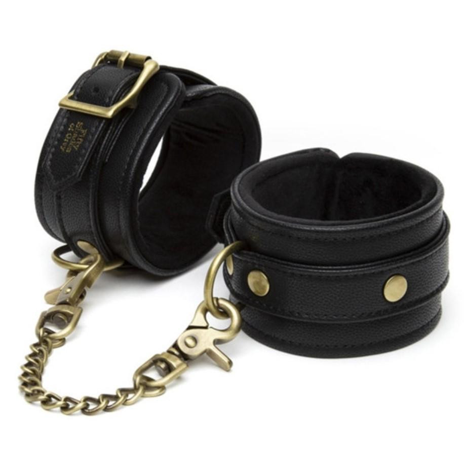 Lovehoney Fifty Shades of Grey Bound To You Ankle Cuffs, black (5060462639663) - зображення 1