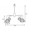 MSK Electric Diadem на четыре плафона NL 22152-4 WH (616863) - зображення 2