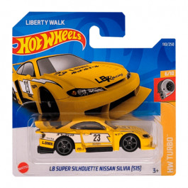   Hot Wheels Liberty Walk LB Super Silhouette Nissan Silvia S15 Turbo 1:64 Yellow (HCX15)