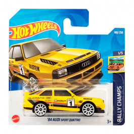 Hot Wheels Audi Sport Quattro Rally Champs 1:64 Yellow (HCV29)