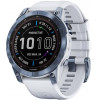 Garmin Fenix 7 Sapphire Solar Mineral Blue DLC Titanium with Whitestone Band (010-02540-24/25) - зображення 1