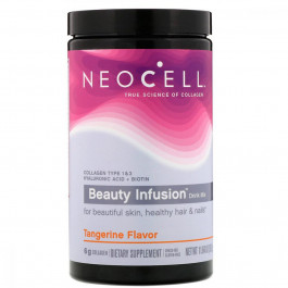 Neocell Комплекс для красоты волос, кожи и ногтей, Коллаген 1 и 3 типа, Гиалуроновая кислота + Биотин, Вкус 