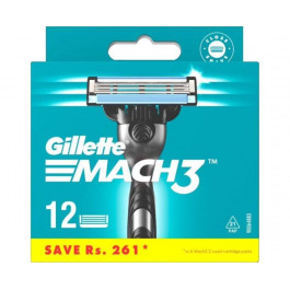 Gillette Кассета для бритвы  MACH3 12 шт. (4987176102232)