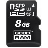 GOODRAM 8 GB microSDHC class 10 UHS-I + SD Adapter M1AA-0080R11 - зображення 1