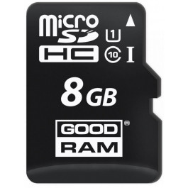 GOODRAM 8 GB microSDHC class 10 UHS-I + SD Adapter M1AA-0080R11