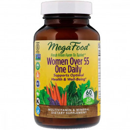 MegaFood Мультивитамины для женщин 55+, Women Over 55 One Daily, MegaFood, 60 таблеток