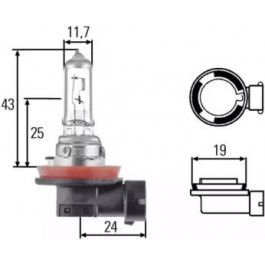   Hella H11 24V 70W 8GH008358241