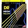 DR Струны для бас-гитары  NYB6-30 Hi-Def Neon Yellow K3 Coated Medium Bass Guitar 6 Strings 30/125 - зображення 1