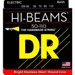 DR ER-50 Hi-Beam Stainless Steel 4 String Heavy Bass Strings 50/110