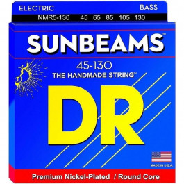 DR NMR5-130 Sunbeams Nickel Plated 5 String Medium Bass Strings 45/130