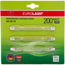 EUROLAMP Галогенная лампа SG-20118 линейная 118mm (200W 230V R7s) набор 3 шт.