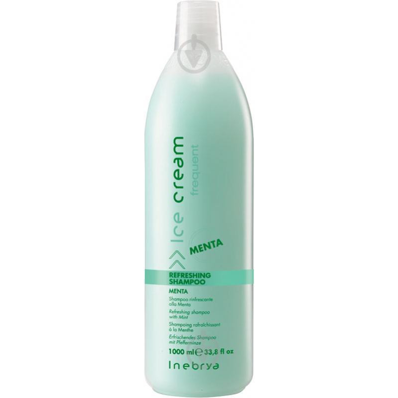 Inebrya Шампунь  Frequent Shampoo Fresh Mint освіжаючий з м&#39;ятою 1000 мл - зображення 1