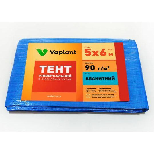 Vaplant (Welltex-agro) Тент тарпаулін/щільність 90г/м2/ 5x6м - зображення 1
