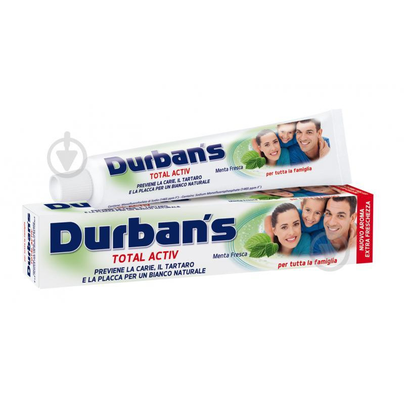 Durban's Зубна паста  Тотал актив 75 мл (8008970010533) - зображення 1