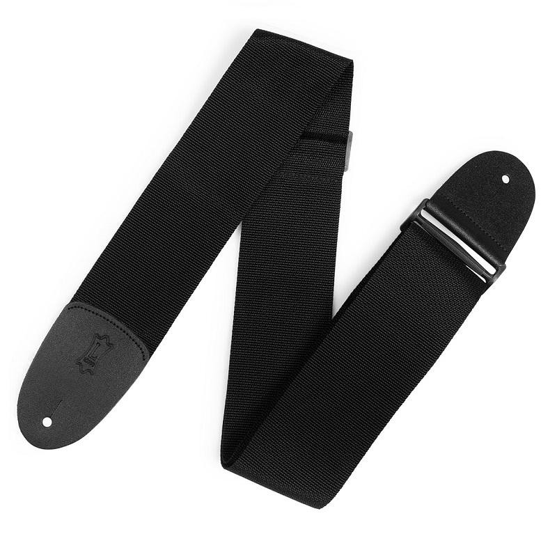 LEVY`S M8P3-BLK Polypropylene Guitar Strap Black - зображення 1