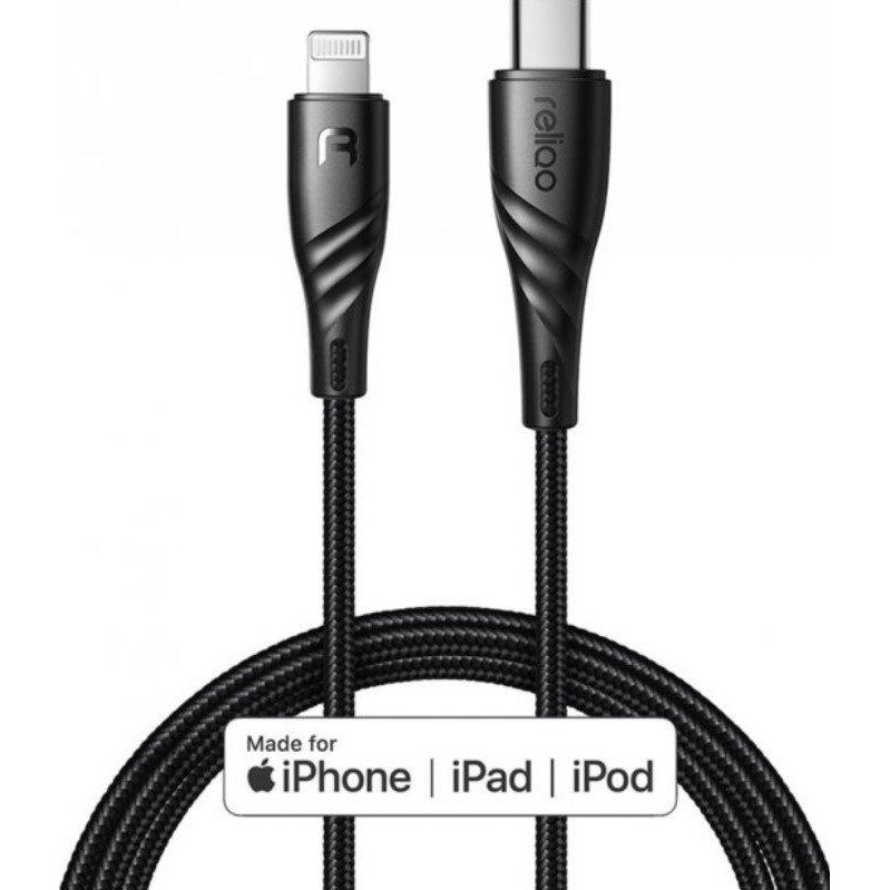 Mcdodo Reliqo USB-C to Lightning Black 1.2m (RCA-625) - зображення 1