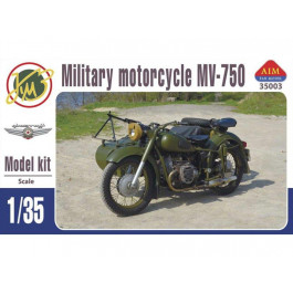 AIM Fan Model Советский мотоцикл МВ-750 К-750 с коляской (AIM35003)