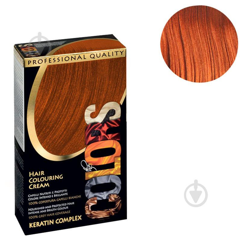 Maxima Фарба для волосся  Colors з кератином №7,44 мідний - зображення 1