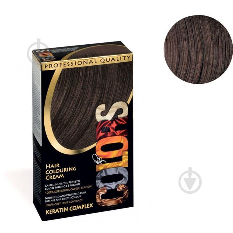 Maxima Фарба для волосся  Colors з кератином №4 каштановий - зображення 1
