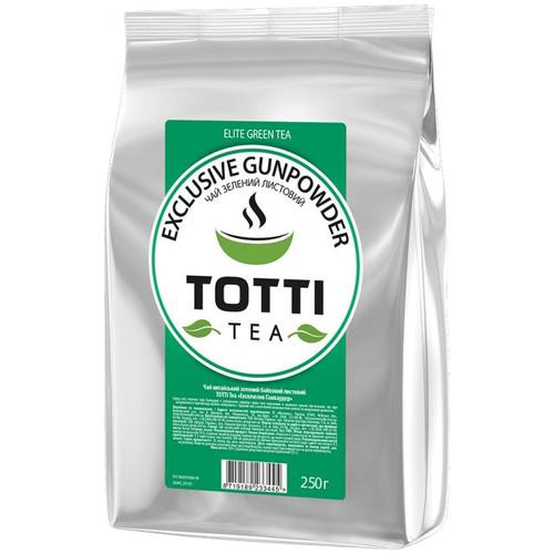 Totti Tea Чай зеленый листовой Эксклюзив Ганпаудер 250 г (8719189233445) - зображення 1