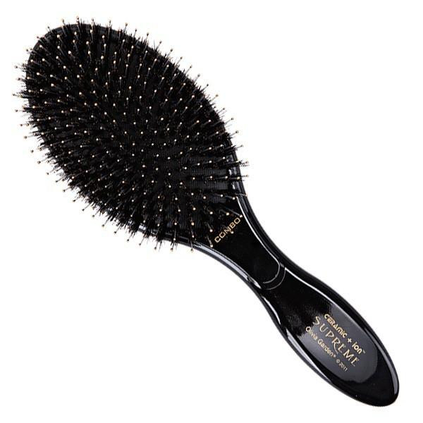 Olivia Garden Масажна щітка для волосся  Supreme Combo Black Ceramic ion - зображення 1