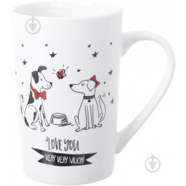 Fiora Чашка Dogs Love 380 мл фарфор (B205-SU06281)