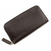 Grande Pelle Коричневий шкіряний гаманець-клатч на блискавці  532620 - зображення 4