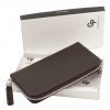 Grande Pelle Коричневий шкіряний гаманець-клатч на блискавці  532620 - зображення 6