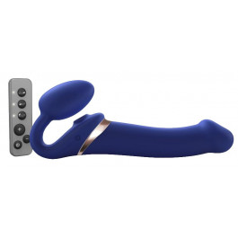 Strap-On-Me Multi Orgasm Bendable Strap-On L, Blue (3700436017401)
