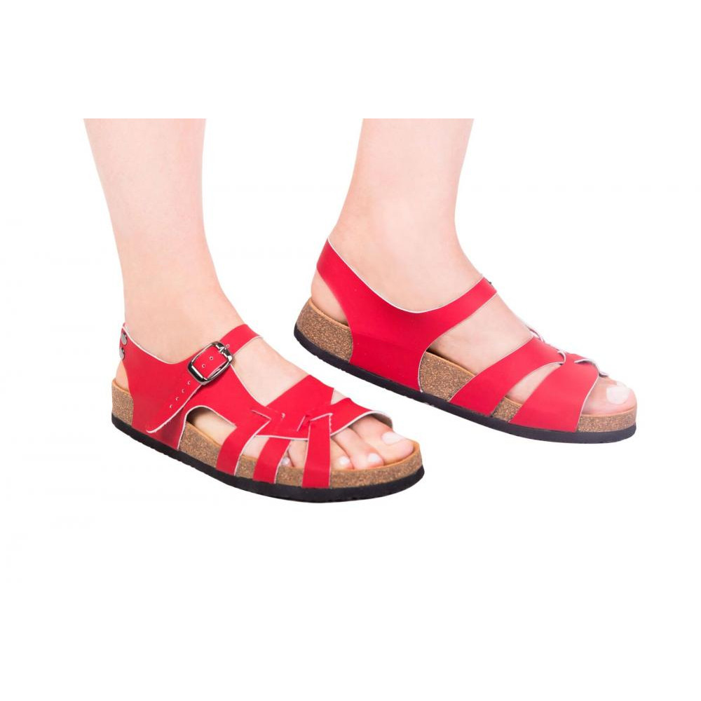 Foot Care Ортопедичні сандалі жіночі , FA-107, червоні, розмір 37 - зображення 1