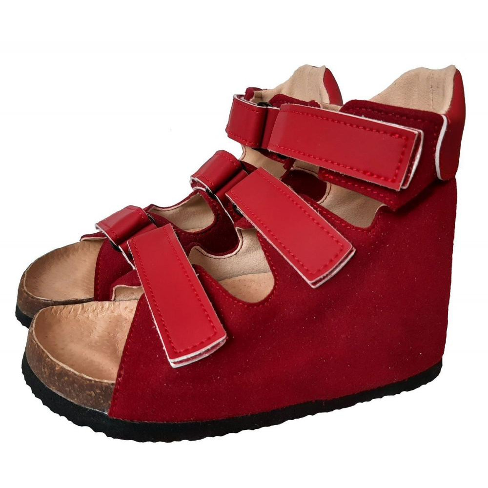 Foot Care Анатомические детские сандалии FC-112, цвет красный, размер 27 - зображення 1