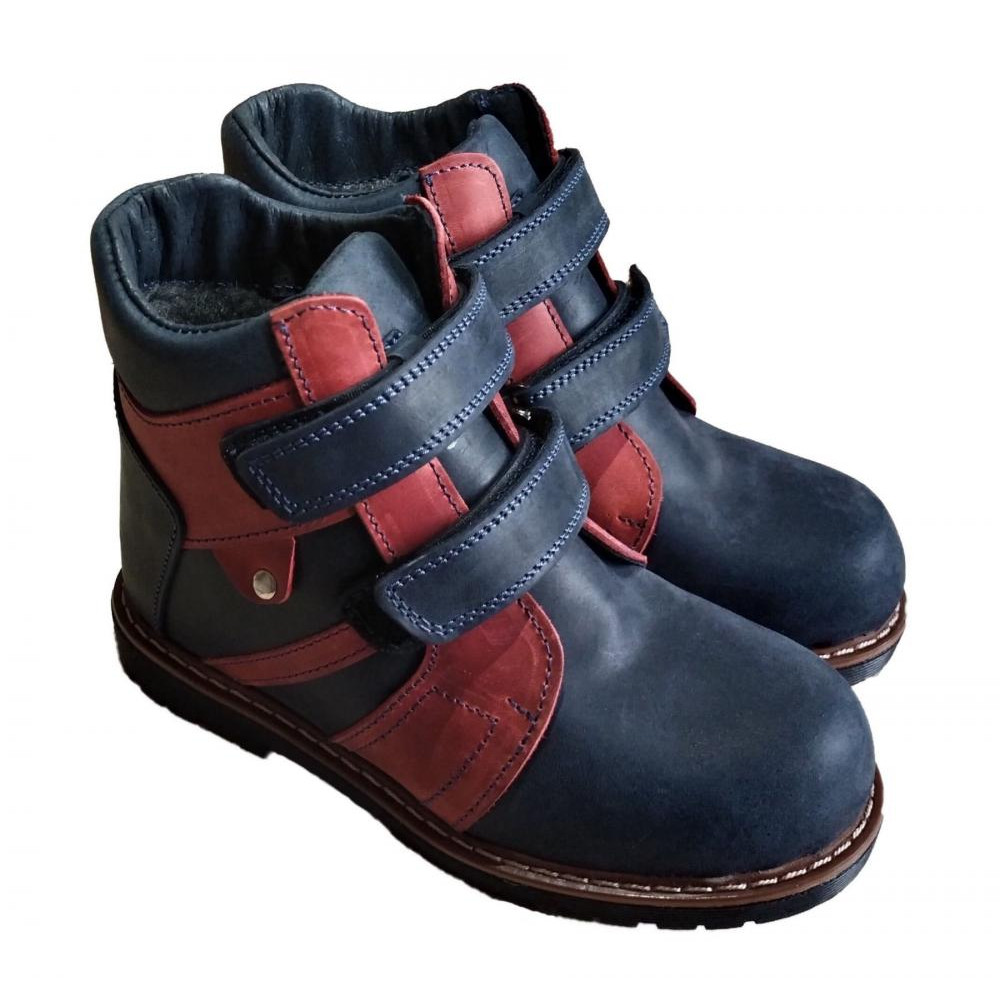 Foot Care Ортопедичні черевики зимові  FC-116 розмір 36 синьо-червоні - зображення 1