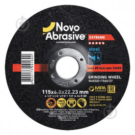 Novo Abrasive 115 x 6,0 x 22,23 мм NAEGD11560/27