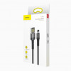 Baseus Cafule Cable special edition USB For iP 2.4A 1м Grey+Black (CALKLF-GG1) - зображення 5