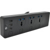 IQ POWER TB-T11 Black, 3 розетки, 3xUSB, 2м - зображення 1