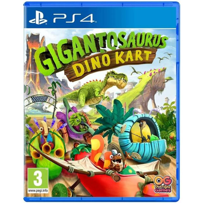  Gigantosaurus Dino Kart PS4 - зображення 1