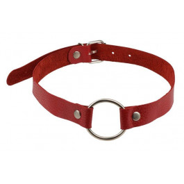 Slash Кляп Leather O-Ring Gag, Red (51420281422)