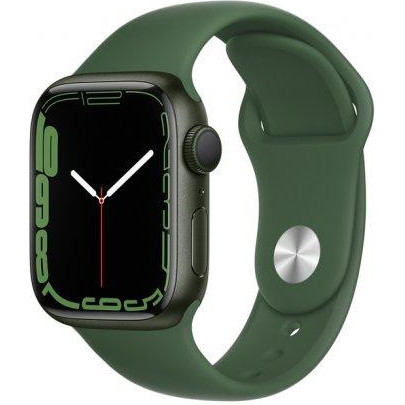Apple Watch Series 7 GPS 41mm Green Aluminum Case With Green Sport Band (MKN03) - зображення 1