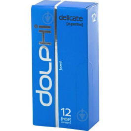DOLPHI Презервативи DOLPHI LUX Delicate 12 шт (4820144771682)